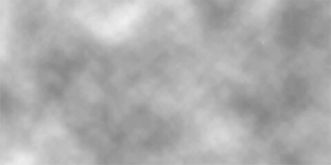 Abstract background with white clouds in the sky and watercolor design . Black and white ink effect water color illustration. Gray aquarelle painted paper textured canvas for design, vintage card .