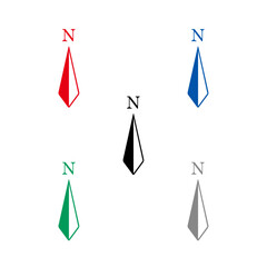 方位記号　5色セット　32