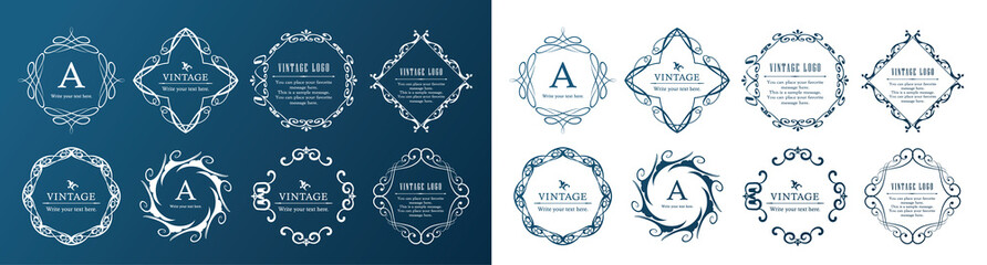 オシャレなフレーム。高級感のあるフレームのセット