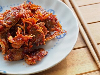 한국음식 게 요리, 식사