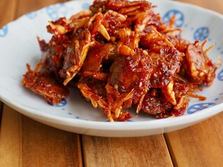 한국음식 게 요리, 식사
