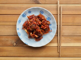 한국음식 게 요리, 식사