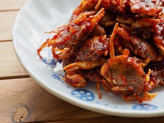 한국음식 게 요리, 식사