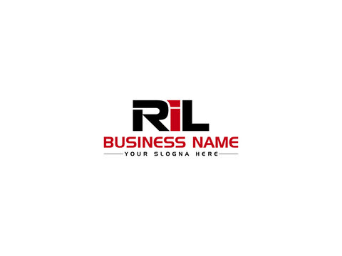 Premium RIL Logo Icon, Letter RI Logo Image Vector For Modern Business