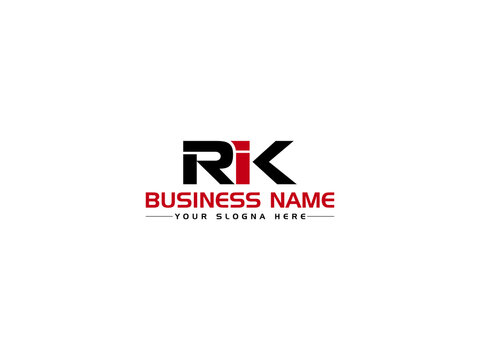 Premium RIK Logo Icon, Letter RI Logo Image Vector For Modern Business