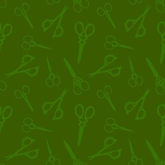 Doodle seamless scissors pattern for fabrics and linens and wrapping paper and hobbies and kids and clothes