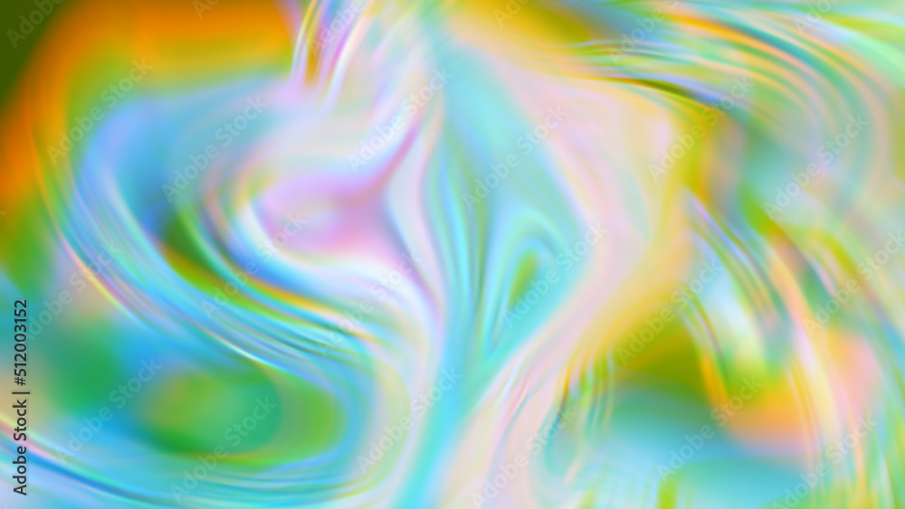 Wall mural abstract blurred gradient multicolored background.