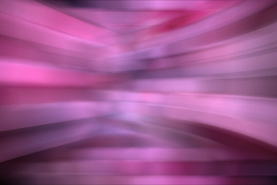 Abstract pink background. Blurred background with curved lines pink tint. © alexkich