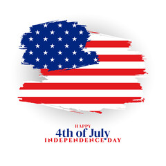 Happy Independence day 4th of july american background