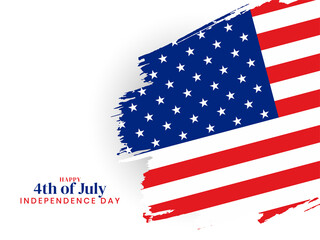 4th of july american independence day flag style background