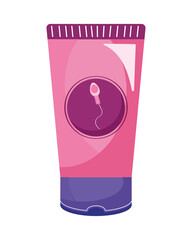 spermicidal cream tube
