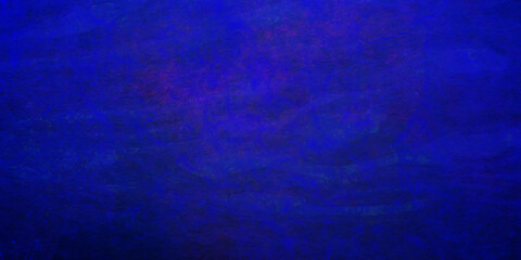 Blue background, grunge texture in old vintage backdrop background design, black grungy distressed textured border and shiny metal center, painted dark blue wall backdround.