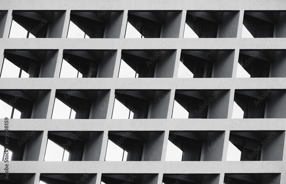 Aufkleber Architecture details window frame pattern Modern building 