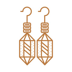 earrings with stones