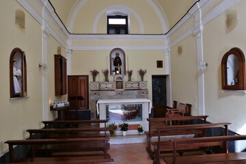 Ischia - Interno della Chiesa di San Giovan Giuseppe della Croce