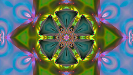Abstract textural multicolored background kaleidoscope