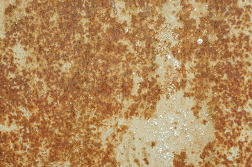 Old rusty metal background. Copy space. Design element