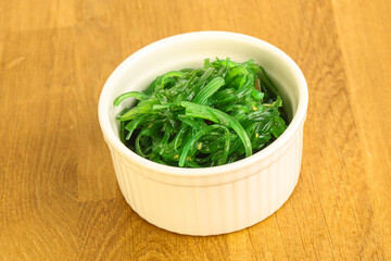 Japanese traditional seaweed salad Chukka