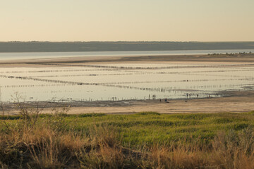 Kuialnyk Estuary Odessa, Ukrainian landscape, Beautiful Outdoor