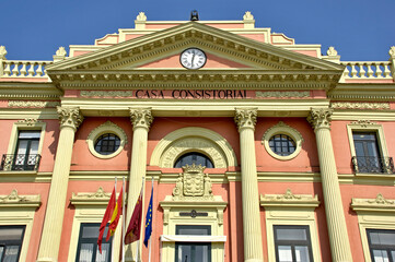 Fototapeta na wymiar Casa Consistorial in Murcia - Spain 