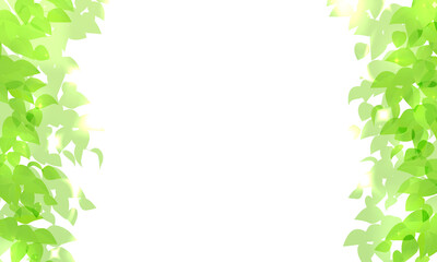 Naklejka premium 木漏れ日のフレーム