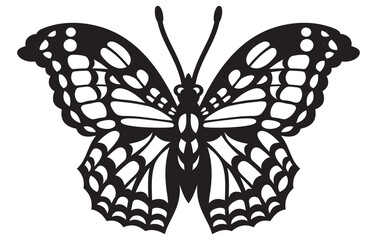 Beautiful Butterfly Silhouette