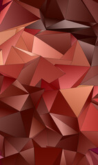 Fototapeta premium Abstract Low-Poly background. triangulated texture. Design 3d. Polygonal geometrical pattern. Triangular modern style