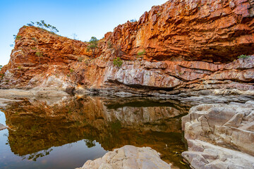 Fototapeta na wymiar Ormiston Gorge in the West MacDonnell National Park, Alice Springs.