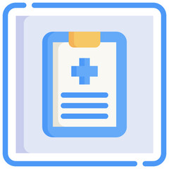 Fototapeta premium DAILY HEALTH APP flat icon,linear,outline,graphic,illustration