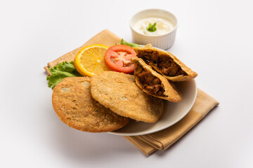 Keema kachori is a popular indian or pakistani flacky, crispy and delicious snack with yummy qeema filling also known as Khasta Kheema Kachauri
