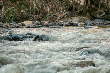 river in the mountains
