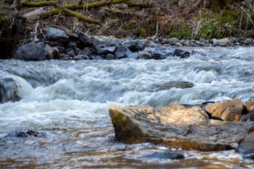 river in the mountains