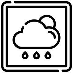 WEATHER line icon,linear,outline,graphic,illustration