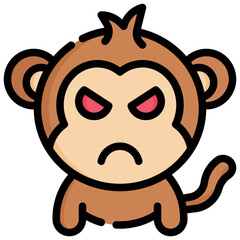 ANGRY filled outline icon,linear,outline,graphic,illustration