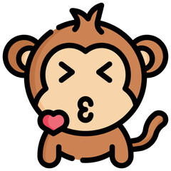 KISS filled outline icon,linear,outline,graphic,illustration