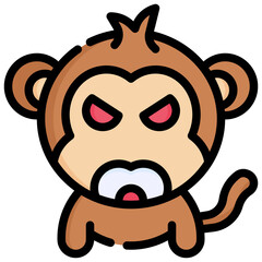 MAD filled outline icon,linear,outline,graphic,illustration