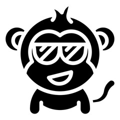 COOL glyph icon,linear,outline,graphic,illustration