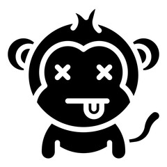 DEAD glyph icon,linear,outline,graphic,illustration