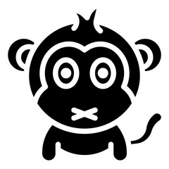 SILENCE glyph icon,linear,outline,graphic,illustration