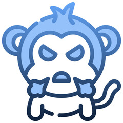 ANGRY Gradienticon,linear,outline,graphic,illustration