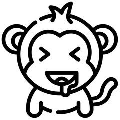 HUNGRY line icon,linear,outline,graphic,illustration