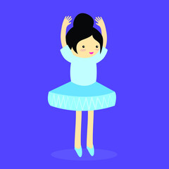 Girl in a ballerina costume