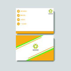  Professional business card template design complete with logo