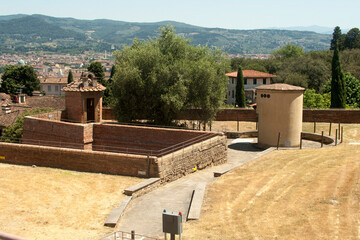 Italia. Toscana, Firenze, il parcodelForte di elvedere..