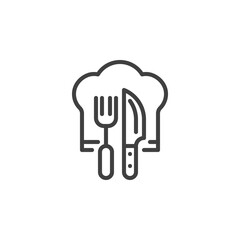 Cooking line icon