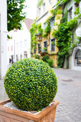 Street view of downtown Meersburg, Germany