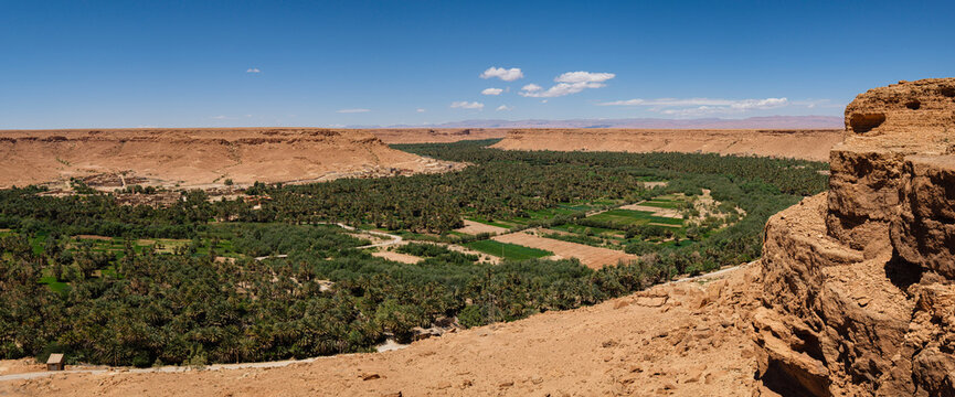 palmeral de Tafilalet, valle del r&iacute;o Ziz, Marruecos, Africa
