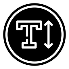 TEXT HEIGHT glyph icon,linear,outline,graphic,illustration