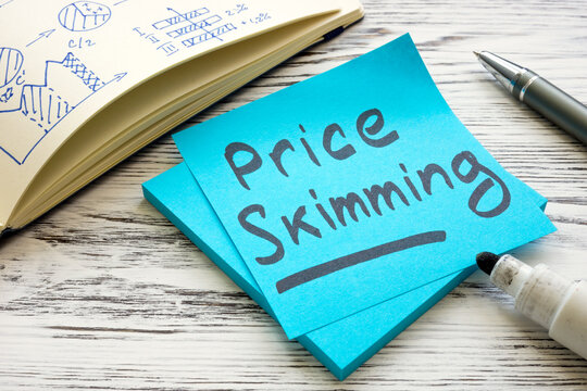 Notepad with charts and mark price skimming.