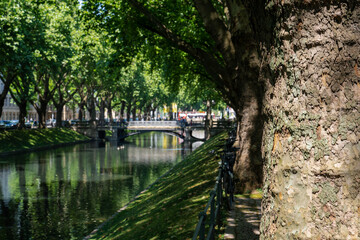 K&ouml;nigsallee in D&uuml;sseldorf, Deutschland